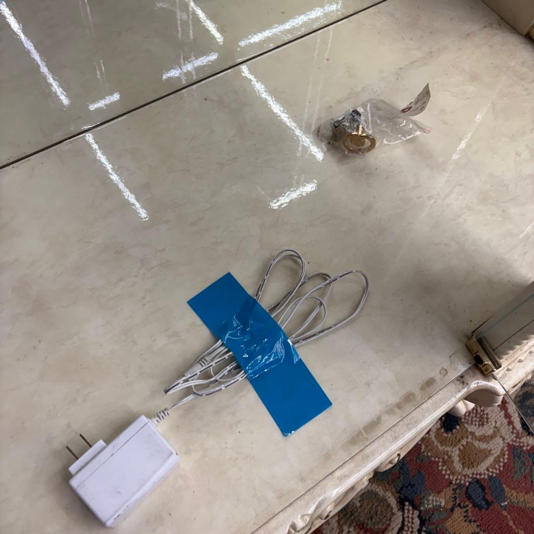 ロココ アンティーク ガラスショーケース コレクションケース 飾り棚 棚板2枚