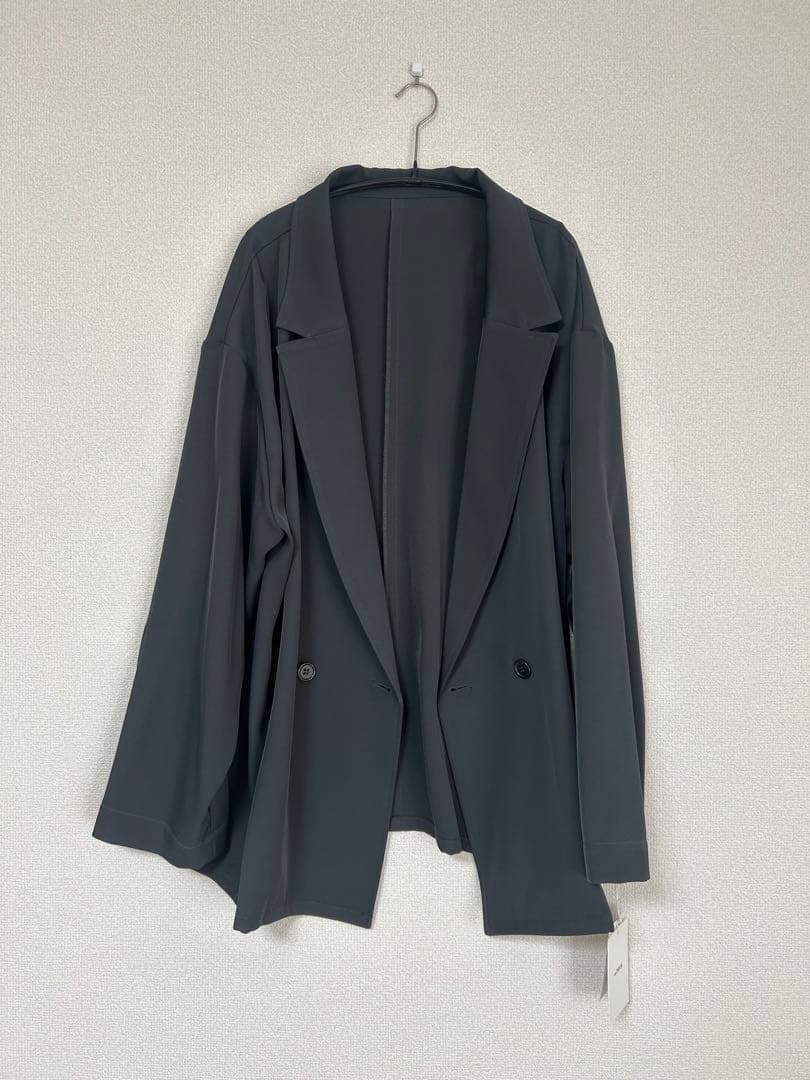 新品✨ エト．ユニヴェール　トランスペアレントヘムセットアップドレス　黒　L