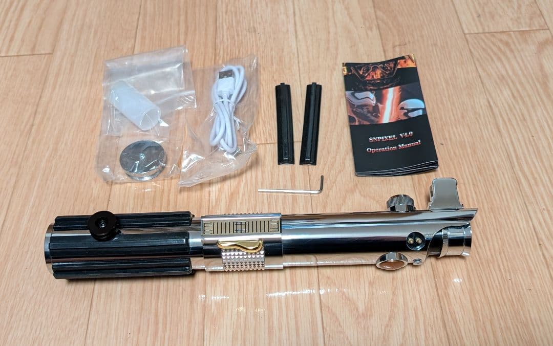 【まる】カスタムライトセーバー　アナキンスカイウォーカーEP3ネオピクセル