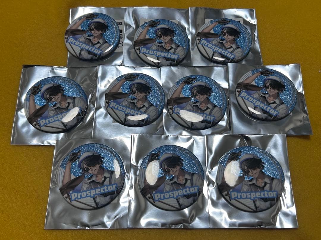 第五人格 コミケ C107 IDV 探鉱者 グリッター　缶バッジ 10個