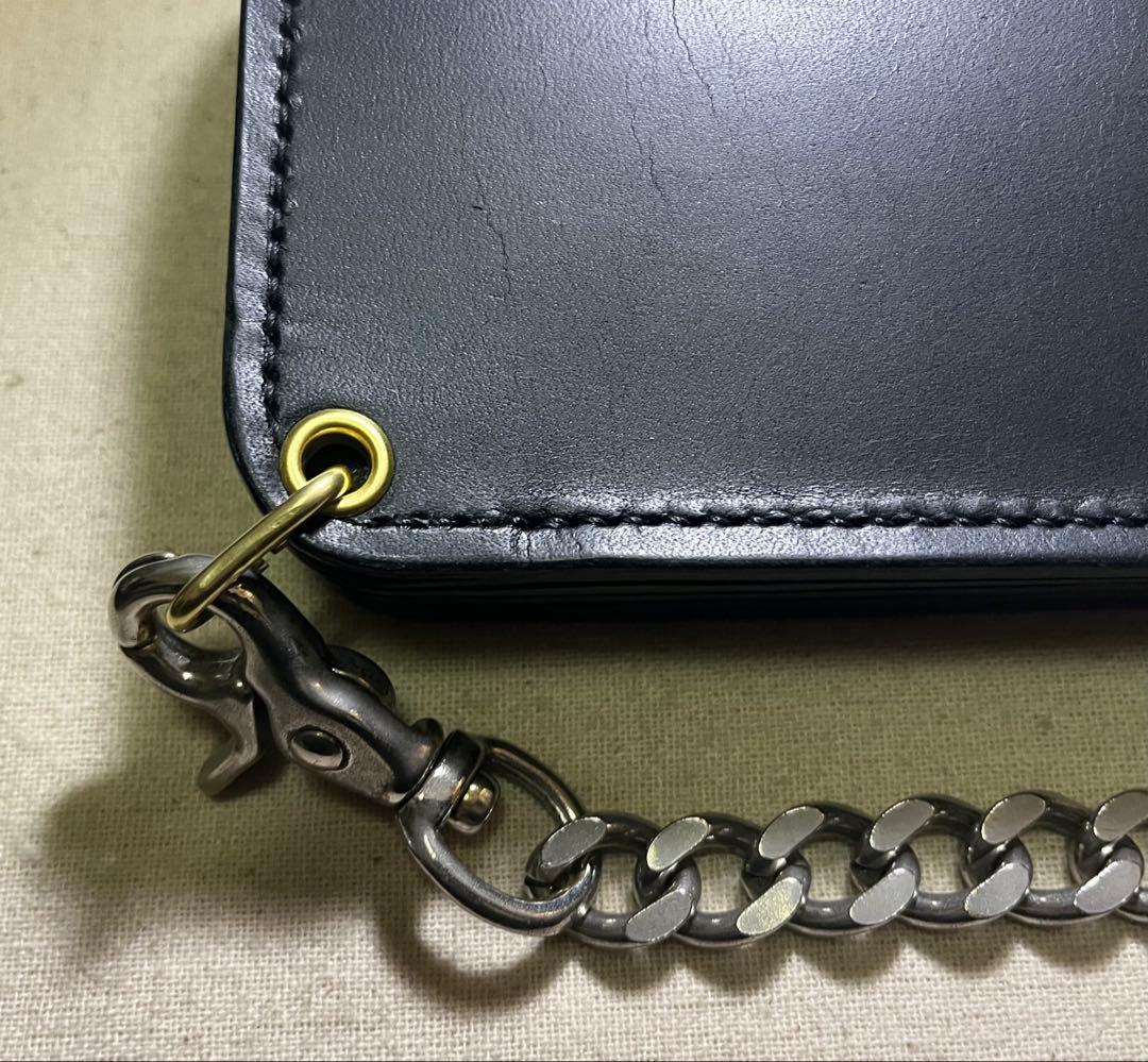 ミドル トラッカーウォレット 姫路レザー タンニン鞣し