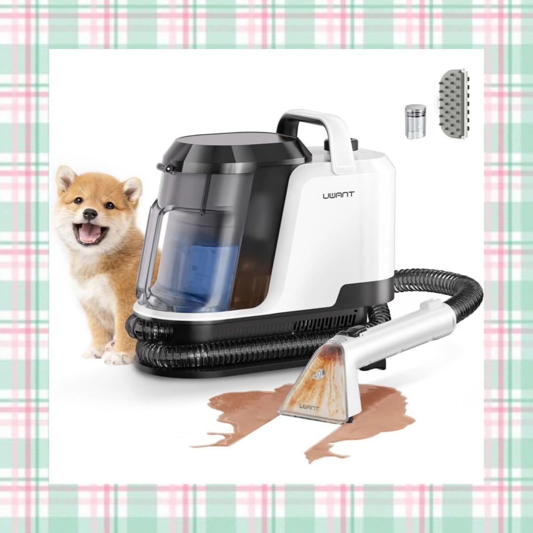 リンサークリーナー カーペットクリーナー 大容量水タンク 車用掃除機 強力吸引