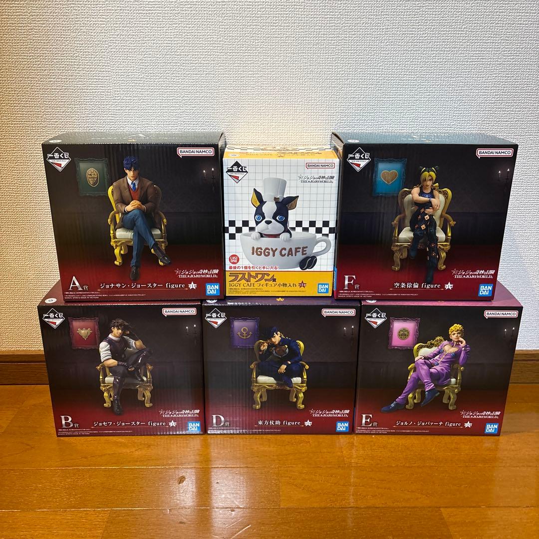 一番くじ ジョジョの奇妙な冒険A.B.D.E.Fラストワン　未開封6点セット