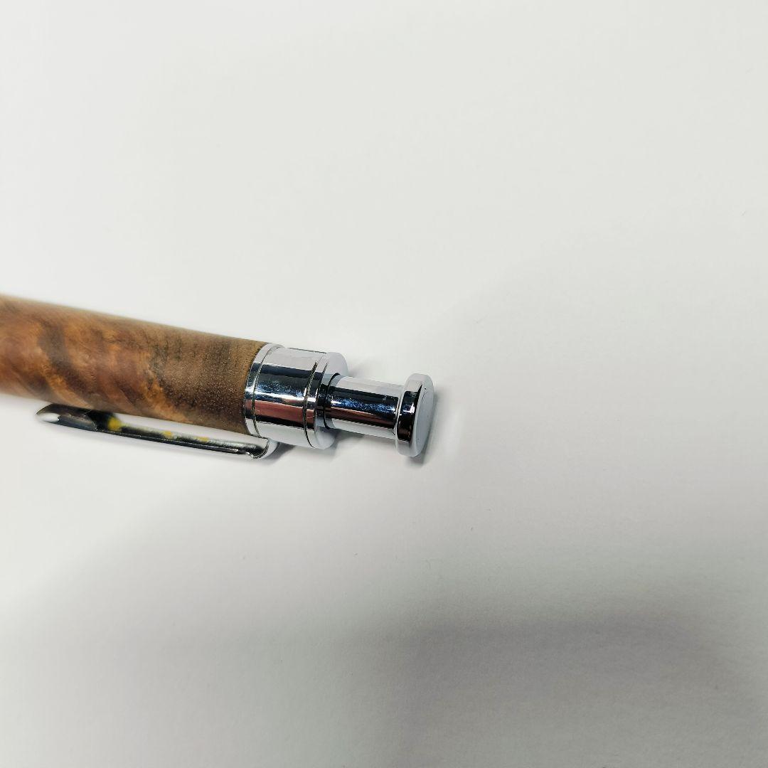 【極上杢】こぶた工房 マーブルウッド(S) シャープペンシル クリップ傷なし