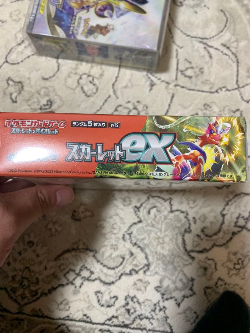 ポケモンカードゲーム バイオレット、ドリームリーグシュリンク付おまけスカーレット