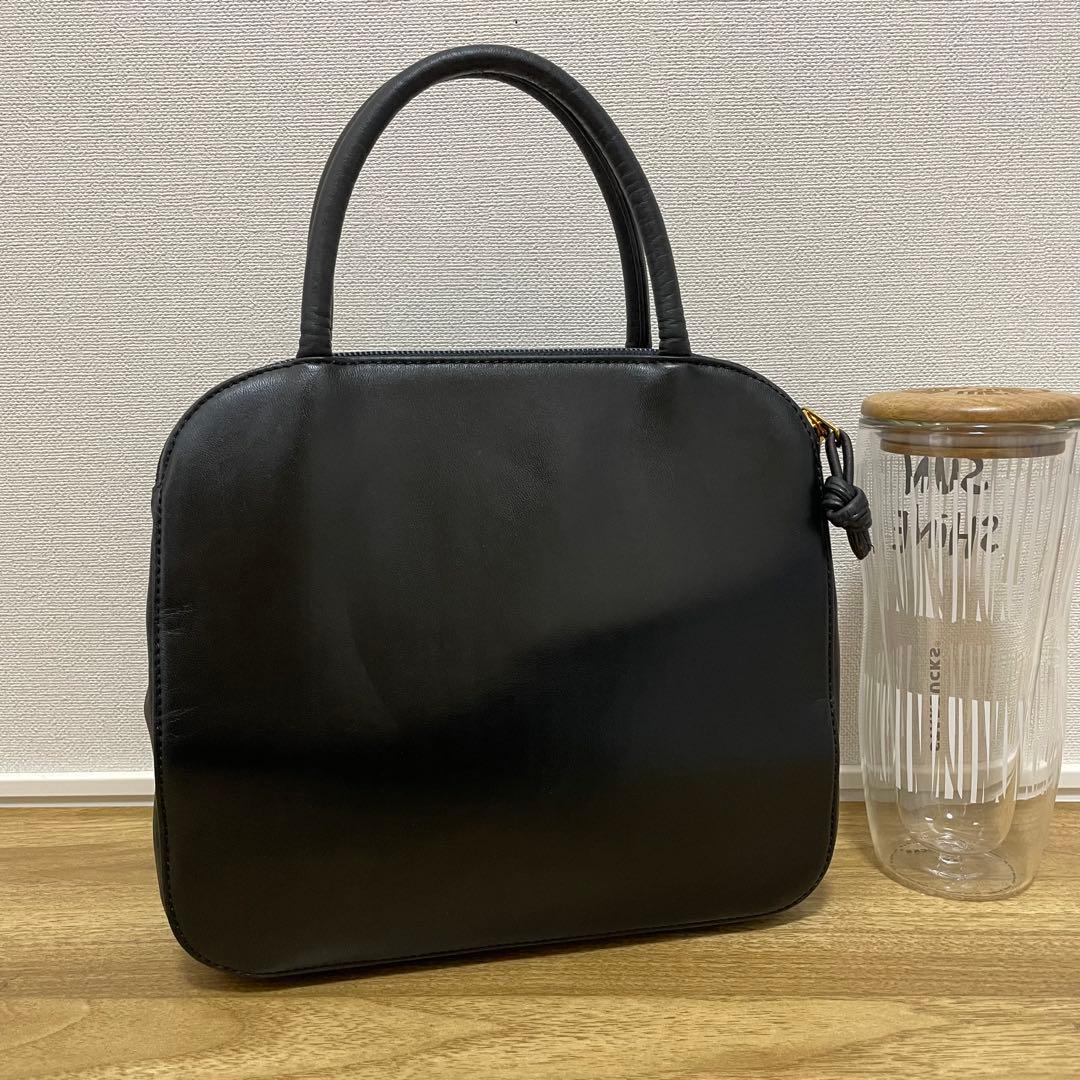 《美品》LOEWE（ロエベ）ナッパレザー ハンドバッグ ブラック 黒