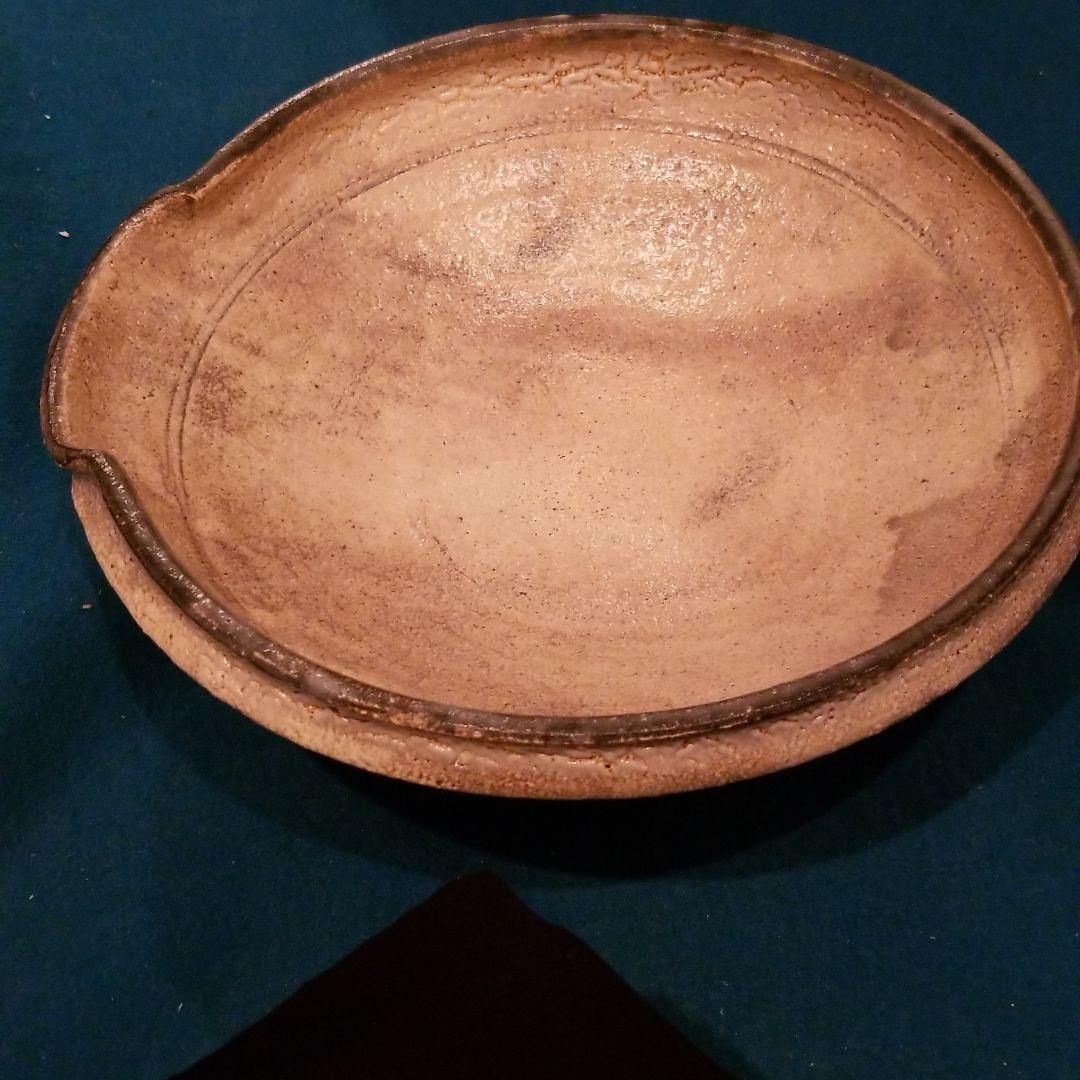 25センチΦの片口大鉢　人気の火風水土の作です。