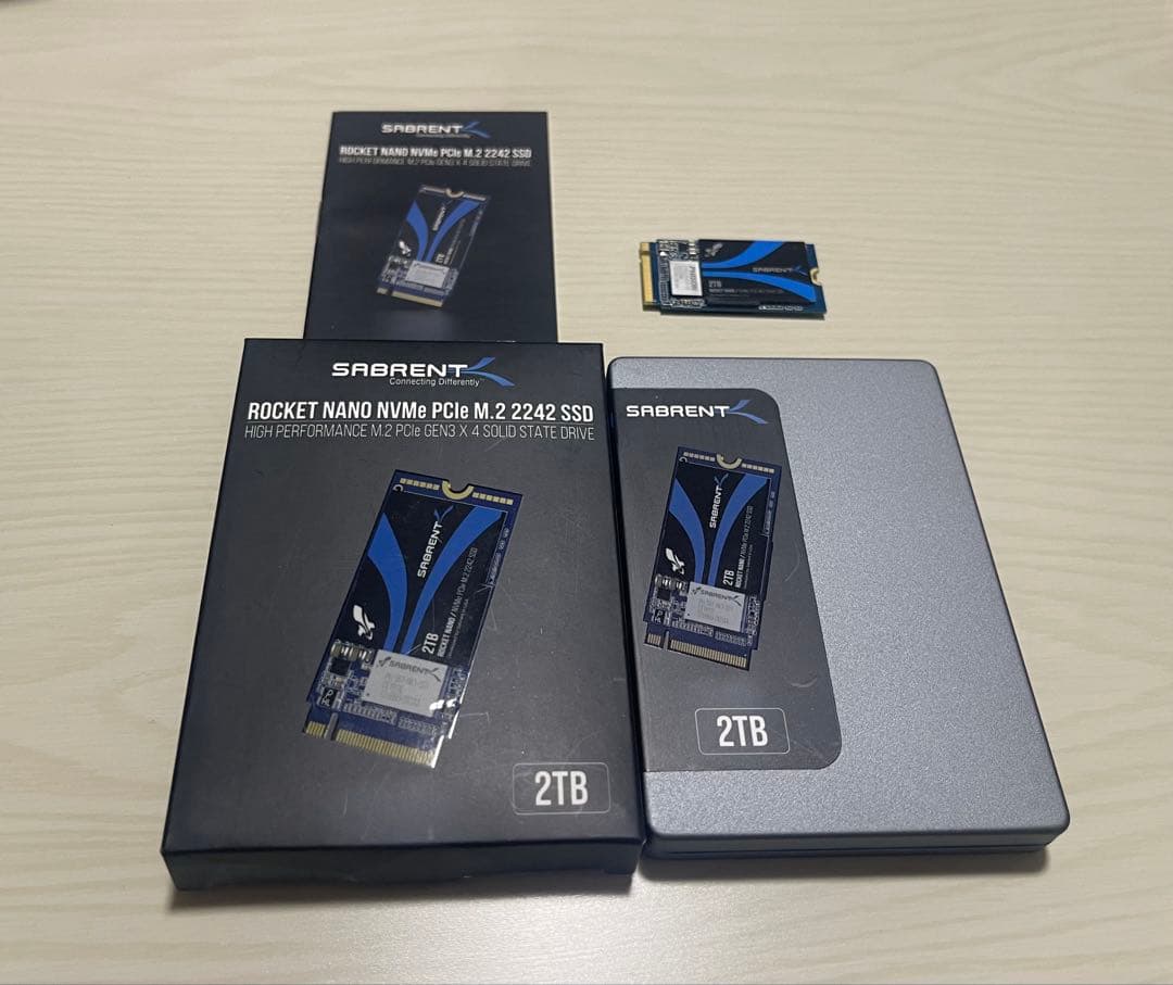 内蔵型SSD SABRENT SSD 2TB M.2 NVMe PCle M.2 2242