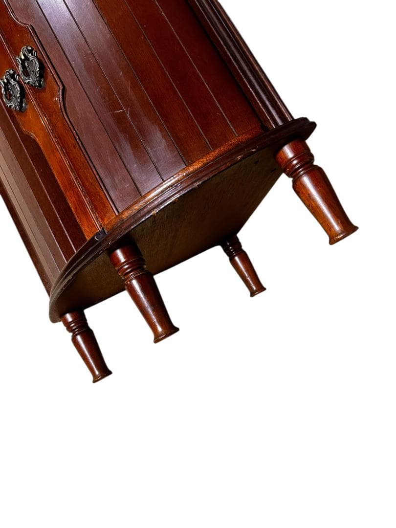 綾野製作所 アヤノクラフト コーナーキャビネット 木製3段 ダークブラウン