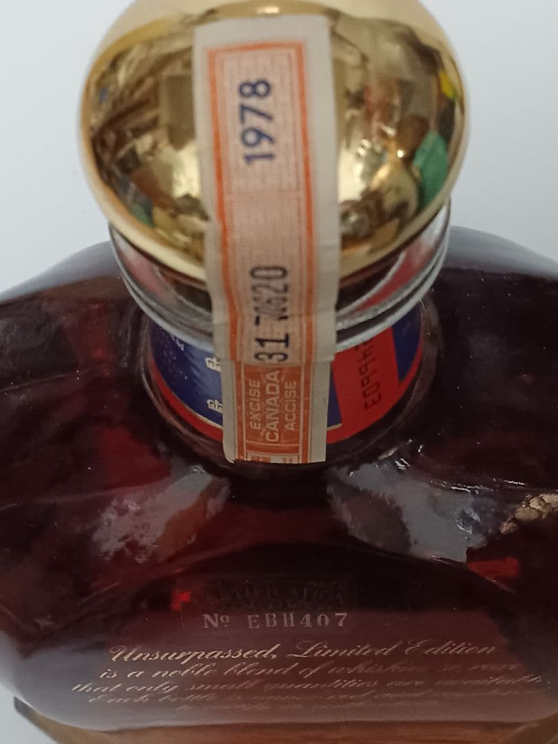 ウイスキー Crown  LIMITED EDITION 1978 750ml