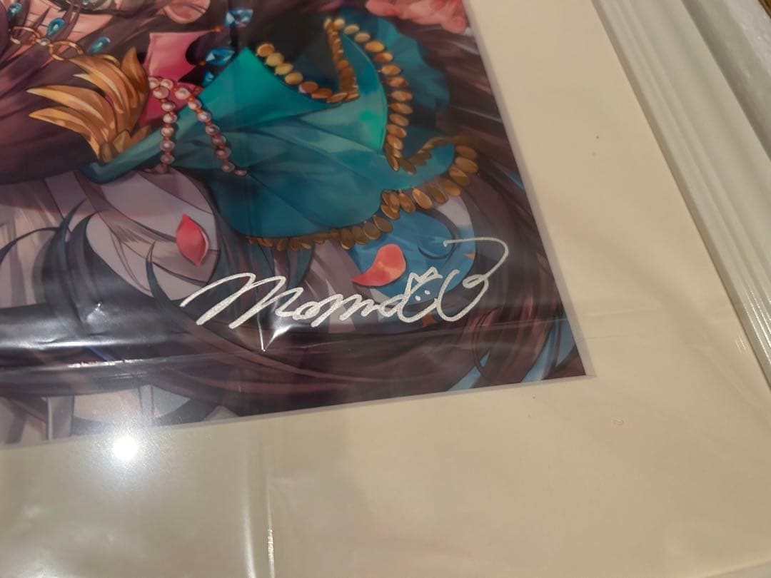 軸中心派 ももこ 直筆サイン入りA3複製原画・双星の踊り子 ジークレー