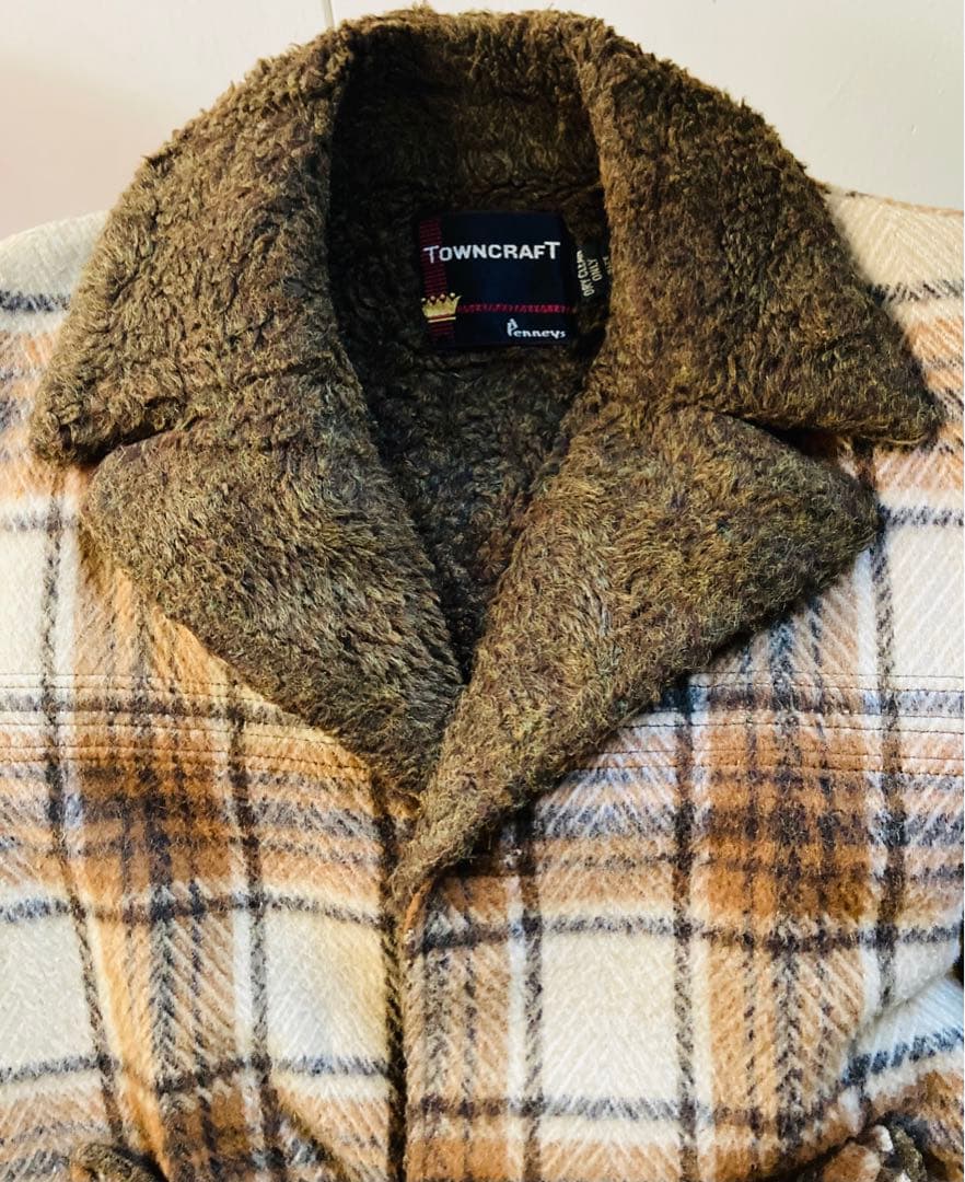 60’sヴィンテージ★TOWNCRAFT by PennysウールチェックJKT