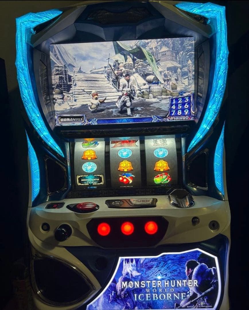 【セール中】パチスロ モンスターハンターアイスボーン 実機