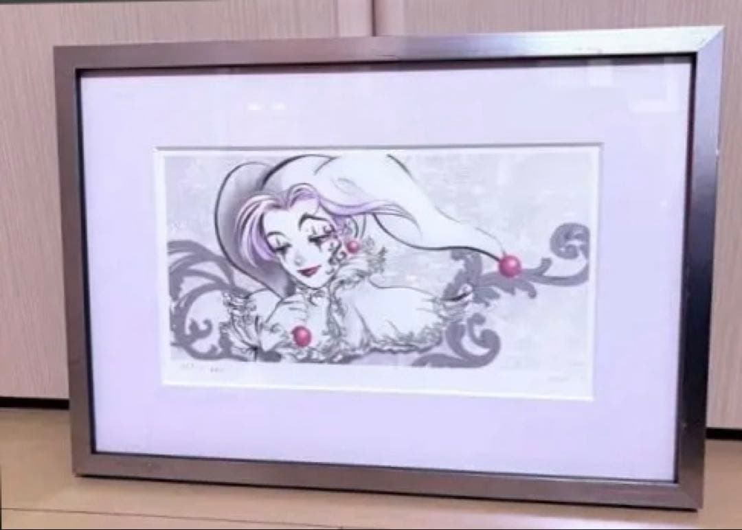 高田明美 直筆サイン入 スタジオぴえろ記念限定版画「ピエロ」600部限定