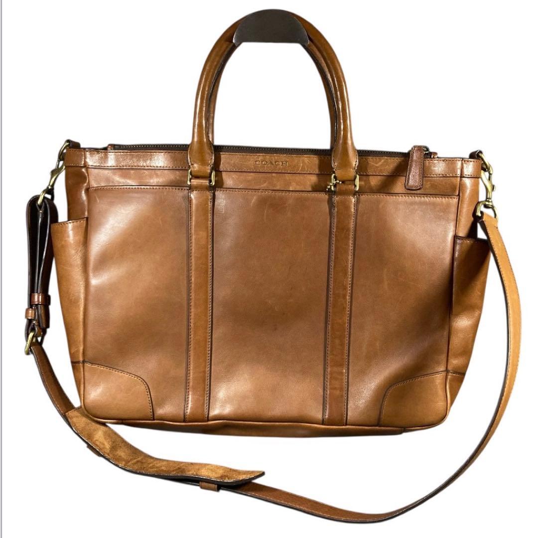 COACH オールド コーチ ビジネスバッグ 2WAY ブラウン 71057