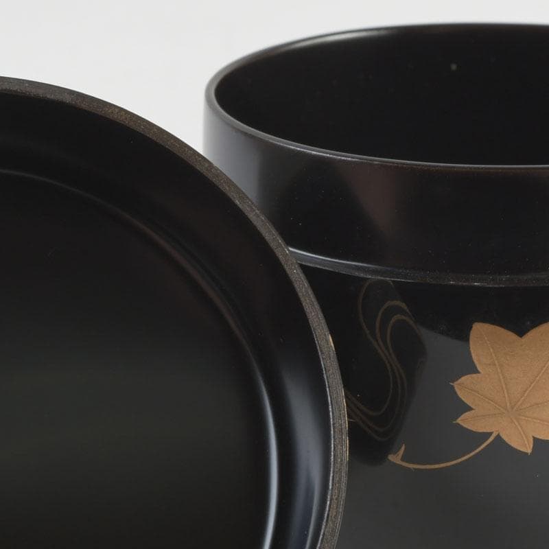 茶道具　小坂修斎作　花草蒔絵　大棗　共箱　V　9308