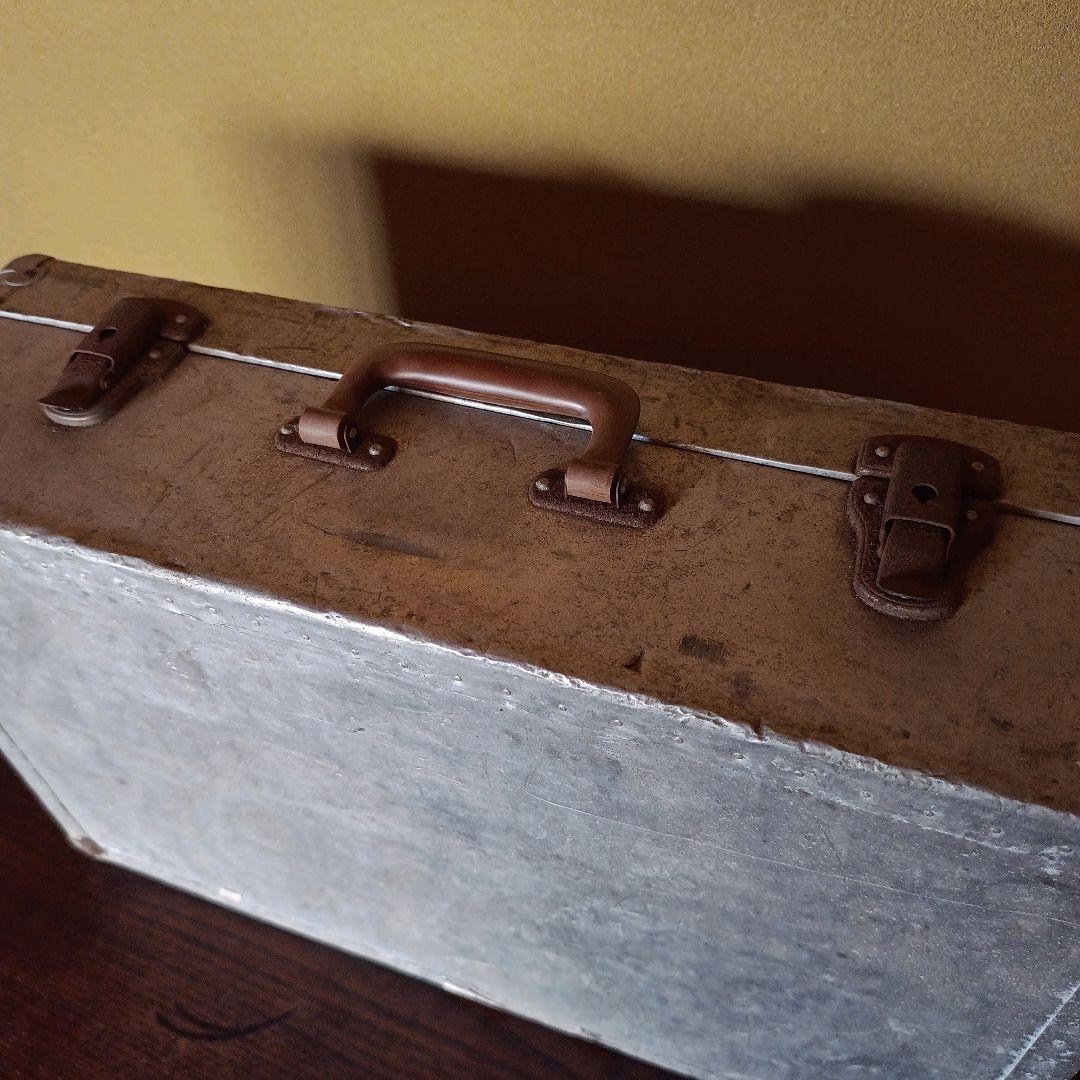 【希少】ヴィンテージ FUJI ELECTRIC アルミトランク レトロ 古道具