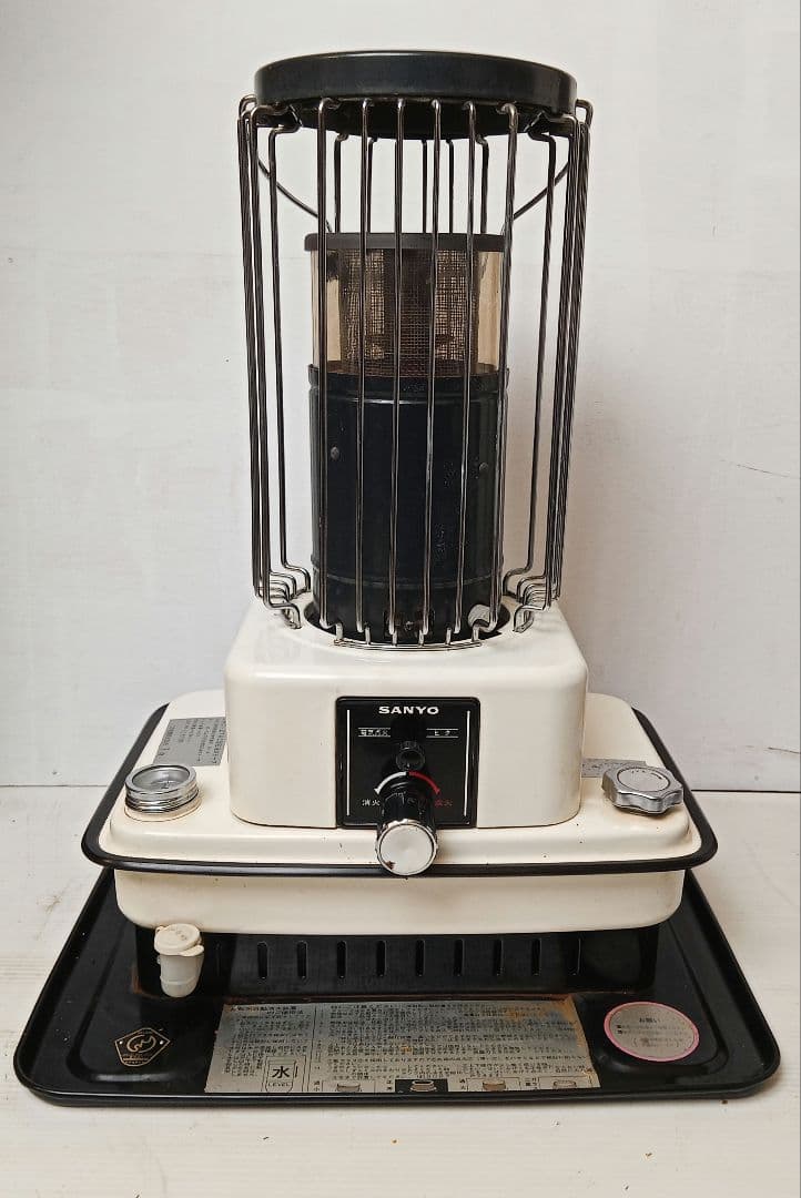 【美品】SANYO OHC-27AC 石油ストーブ ガード付き