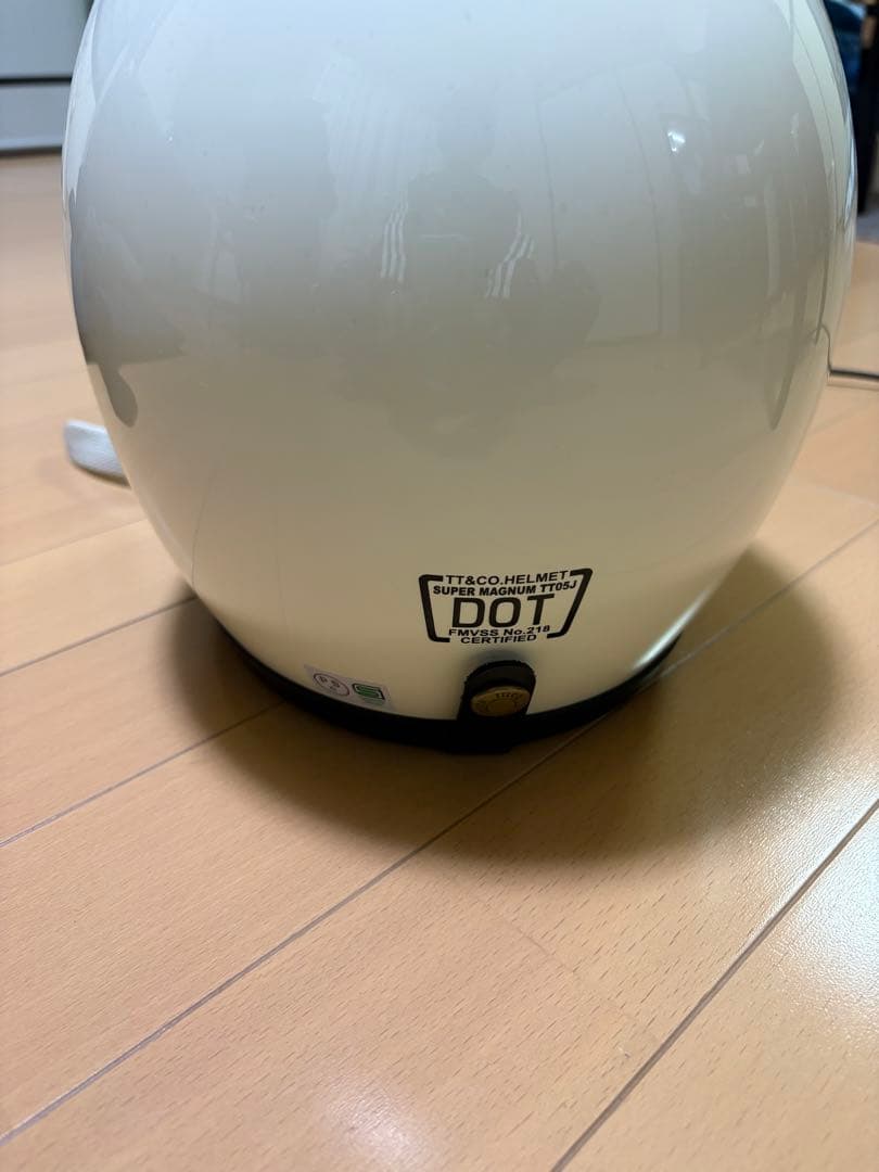 tt&co ヘルメット　スーパーマグナム　アイボリー　ハーレー　Lサイズ