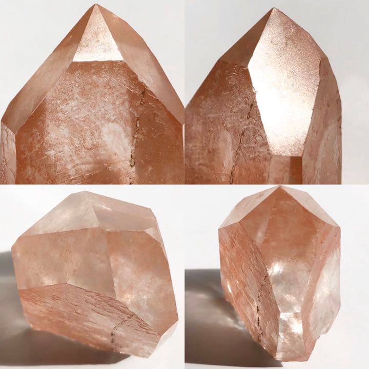 5 タンジェリンクォーツ レムリアンクォーツ 水晶原石 自立