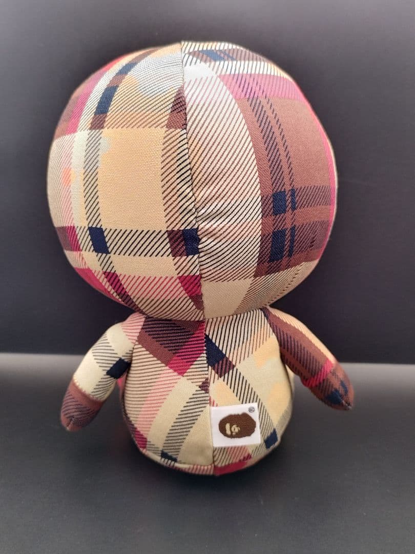 A BATHING APE BAPE ベビーマイロ チェック柄 ぬいぐるみ