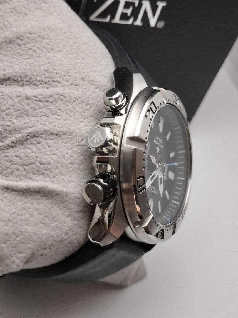 人気モデル　シチズン　プロマスター　ダイバー機能　電波ソーラー　H112