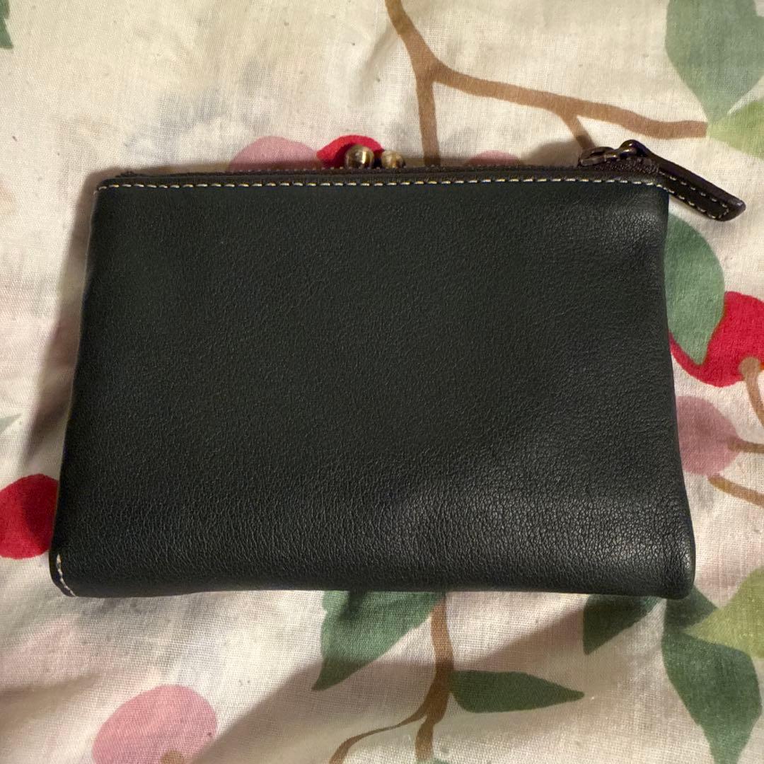 土屋鞄 トーンオイルヌメ2つ折り財布 限定色 ダークグリーン