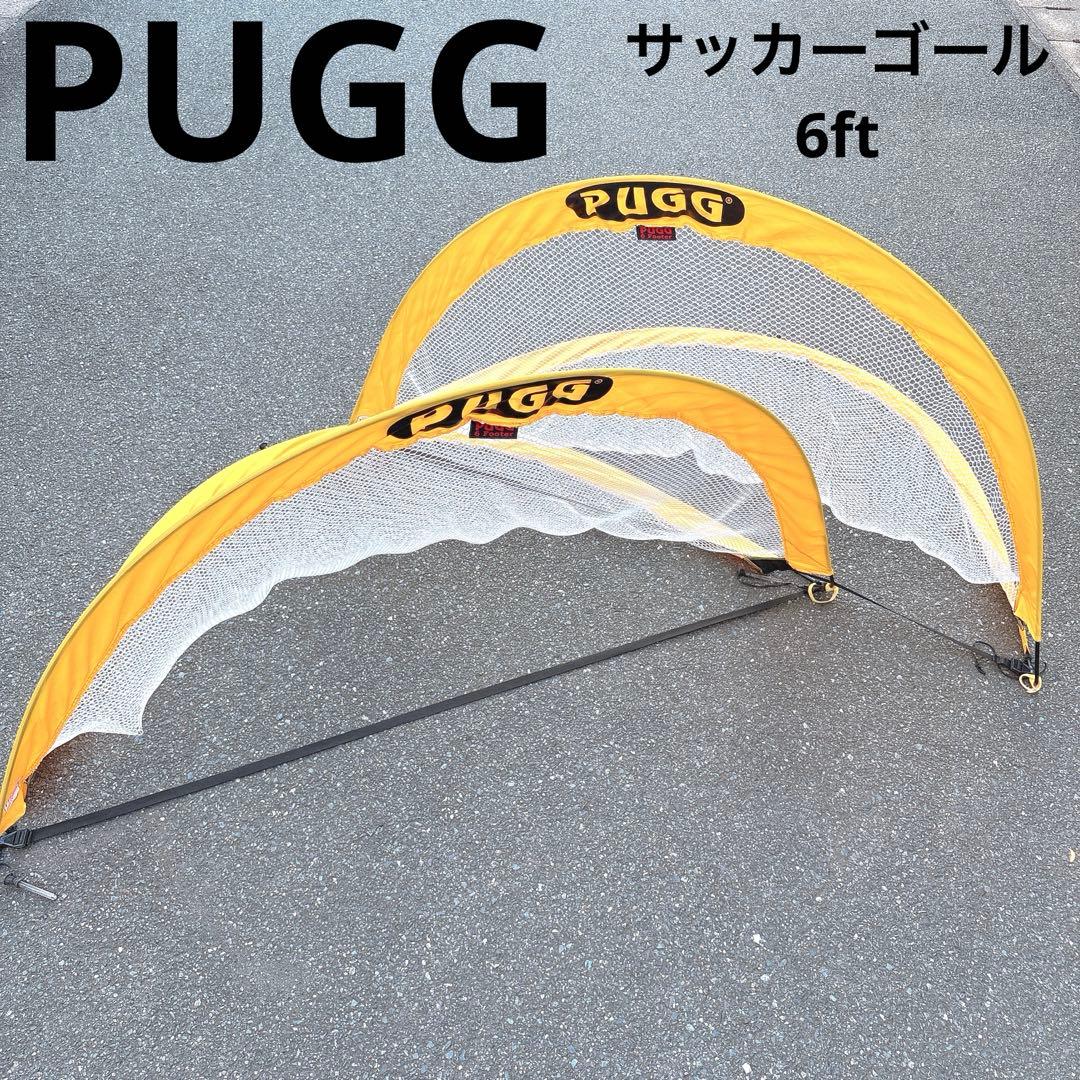 PUGG サッカーゴール 6フィート フットサル 折りたたみ ポータブル
