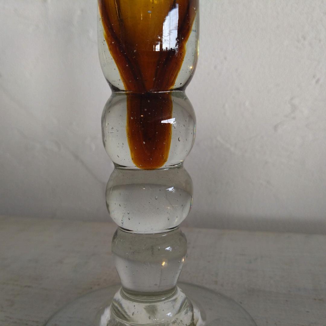 ガラス製　キャンドル立て　蝋燭立て