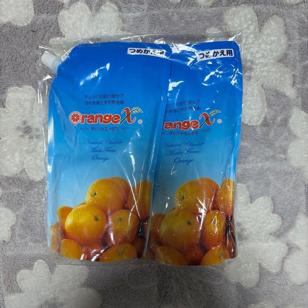 オレンジX 800mlの詰替用750ml2本セットです。