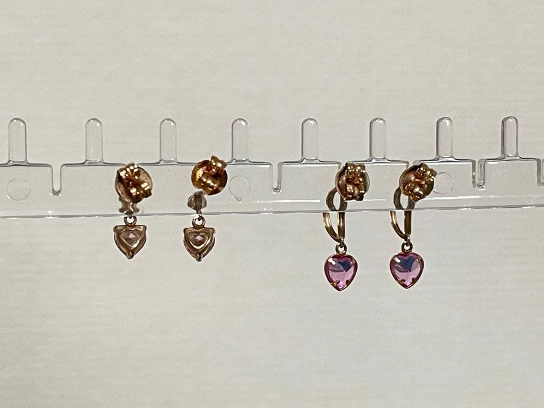 カナル4℃ K10 ピアス 両耳 2点セット