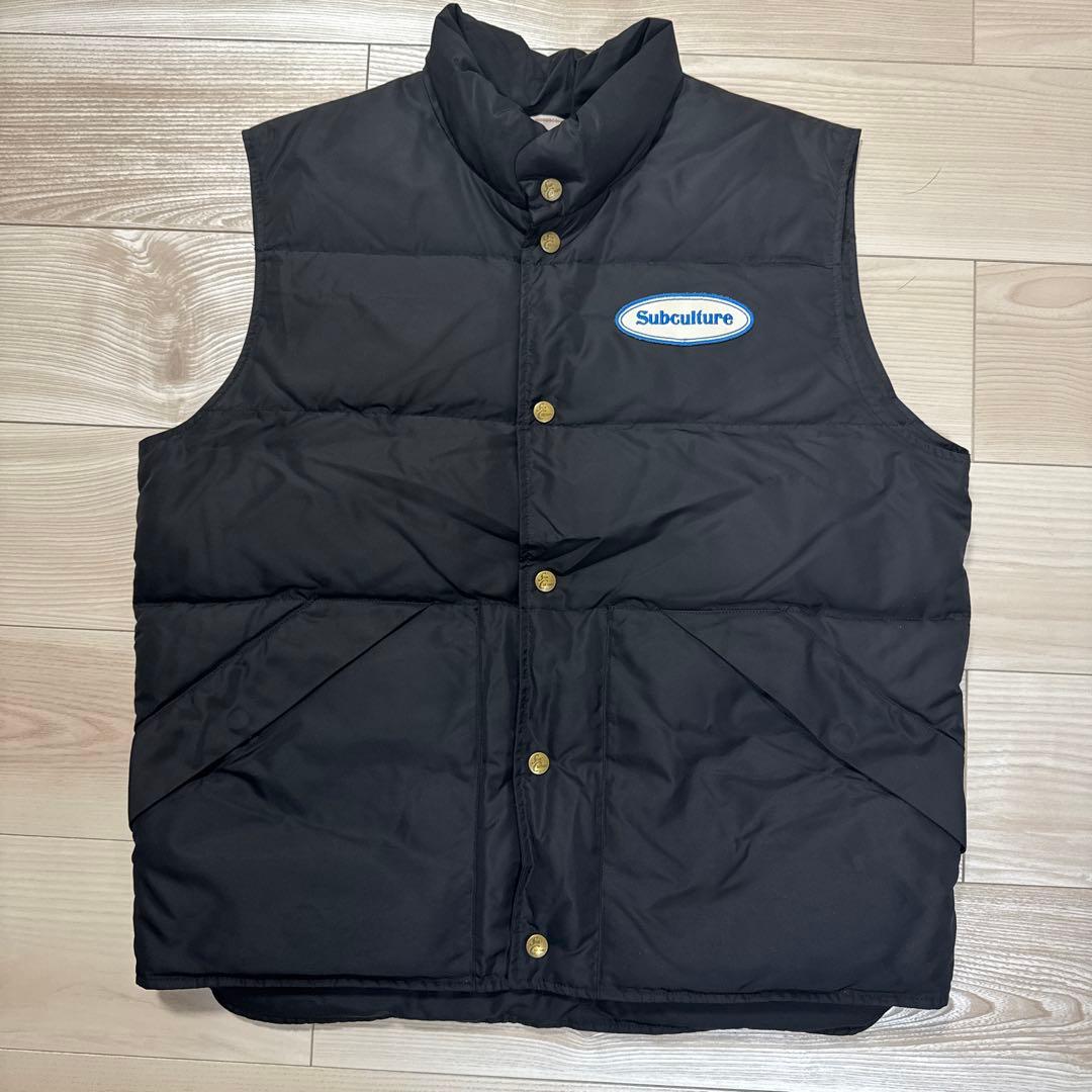 サブカルチャー　ダウンベスト　土日セール