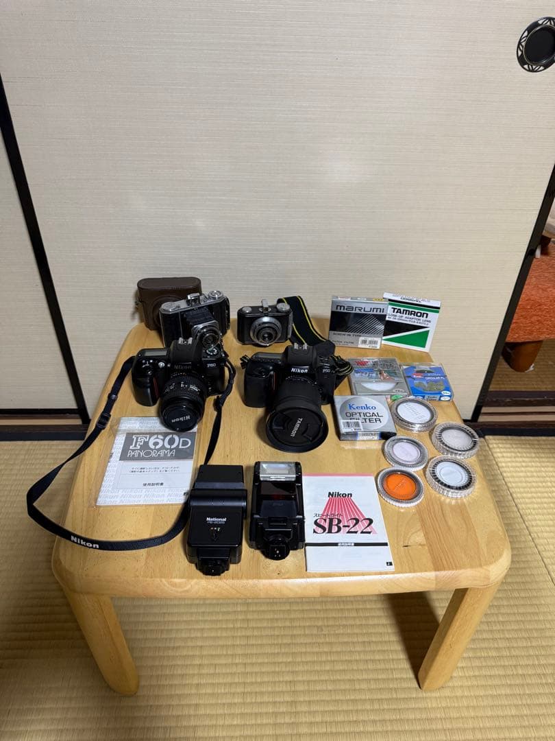 Nikon F60D フィルムカメラ Tamronレンズ SB-22