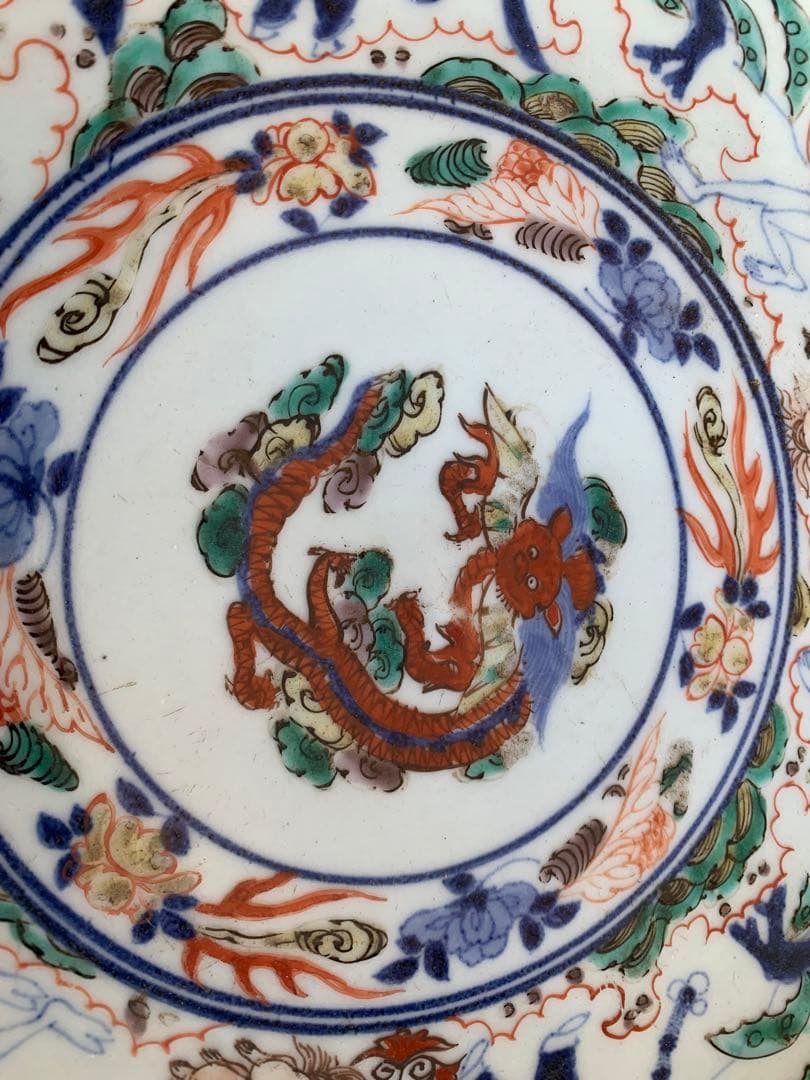 江戸時代五彩大盤