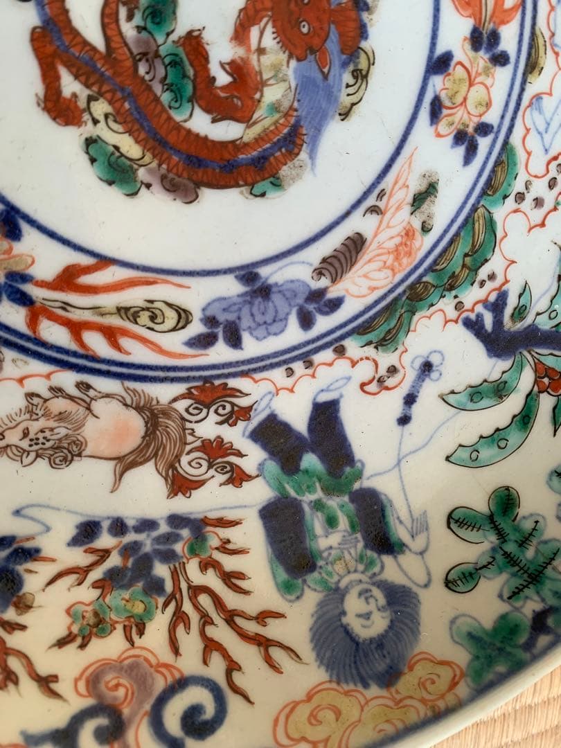 江戸時代五彩大盤