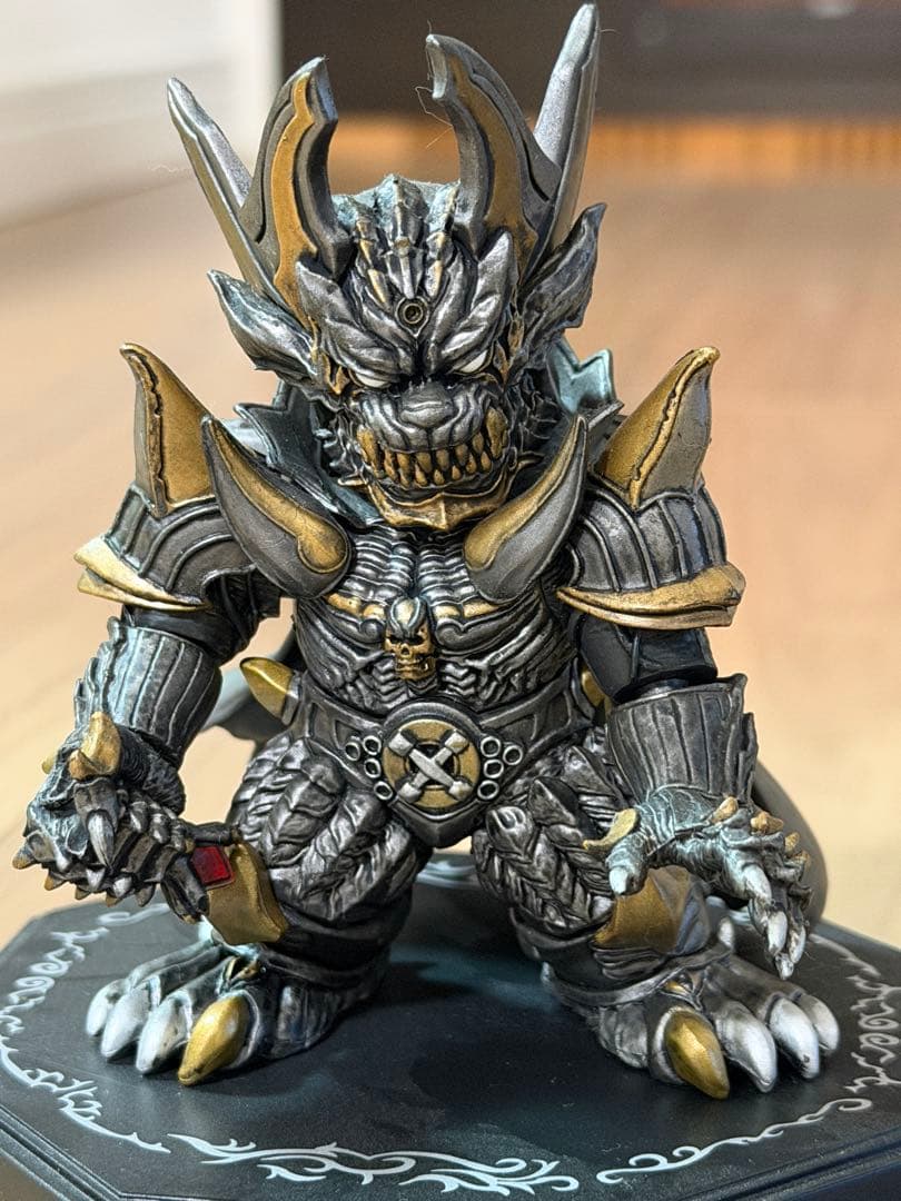 牙狼デフォルメ魔戒コレクション　黄金騎士ガロメッキver. 暗黒騎士キバ　セット