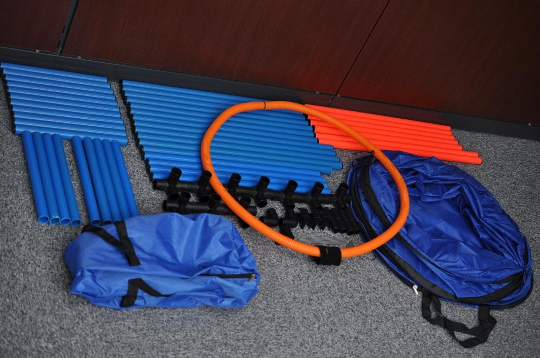 ドッグ アジリティトレーニングセット 持運びキャリーバッグ付き TA2852