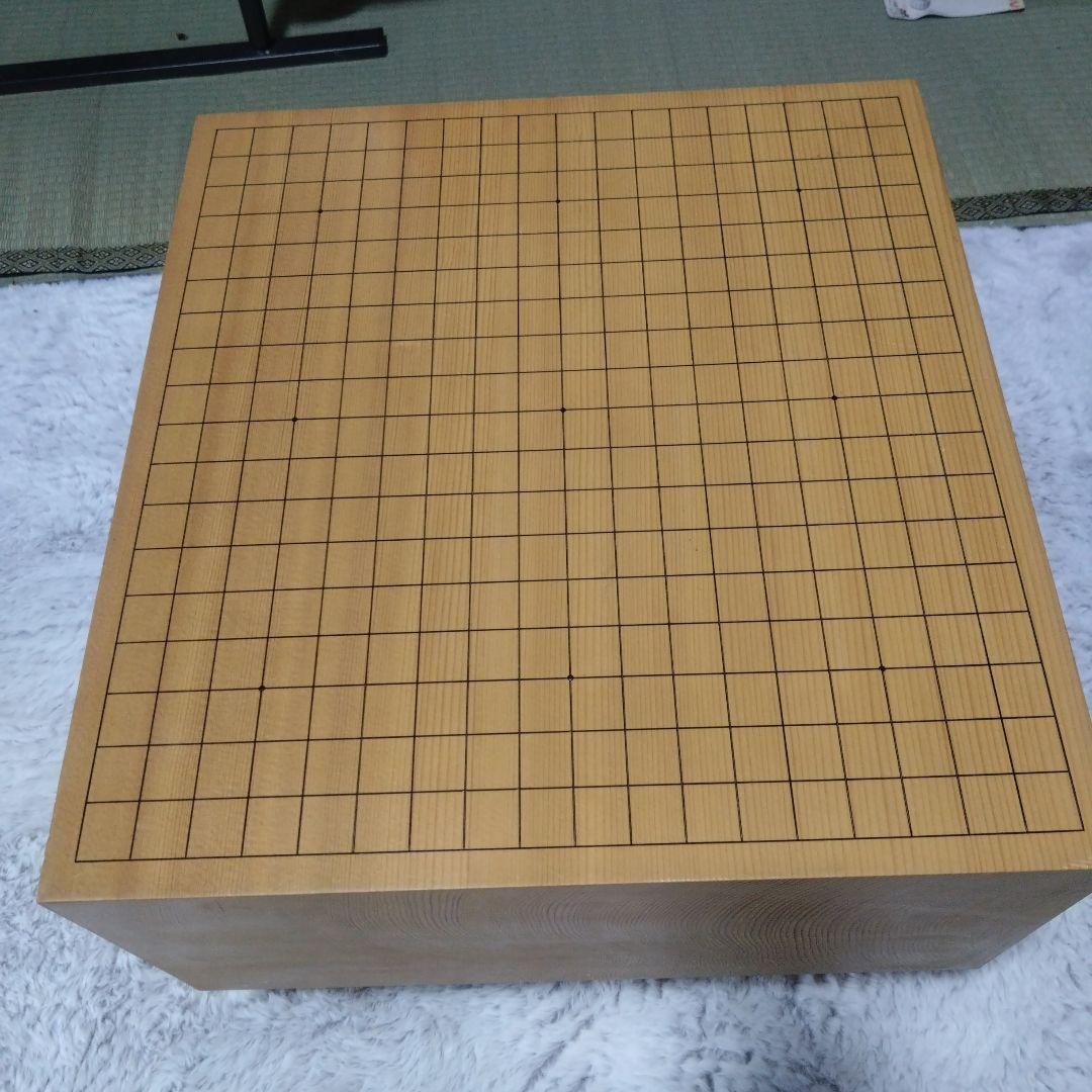 【囲碁】本榧碁盤　7寸　柾目盤