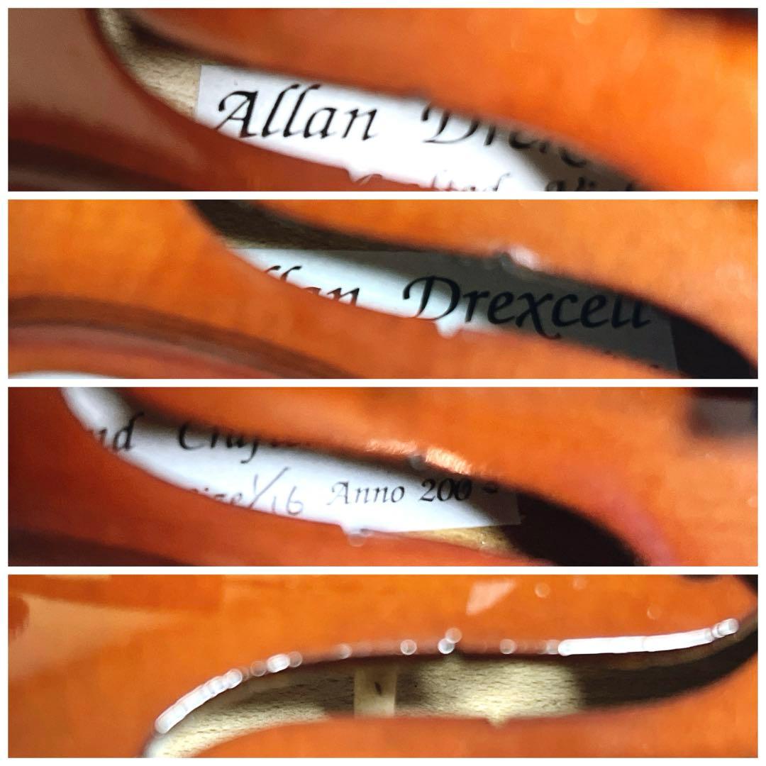 【美品】Allan Drexcell 1/16 バイオリン 2003年製