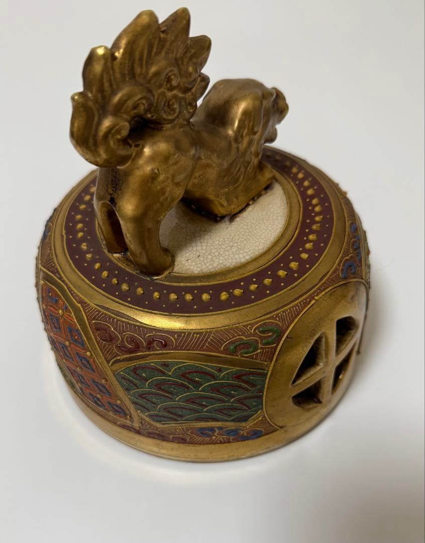 薩摩焼　香炉　飾壺　花器　骨董　古美術品