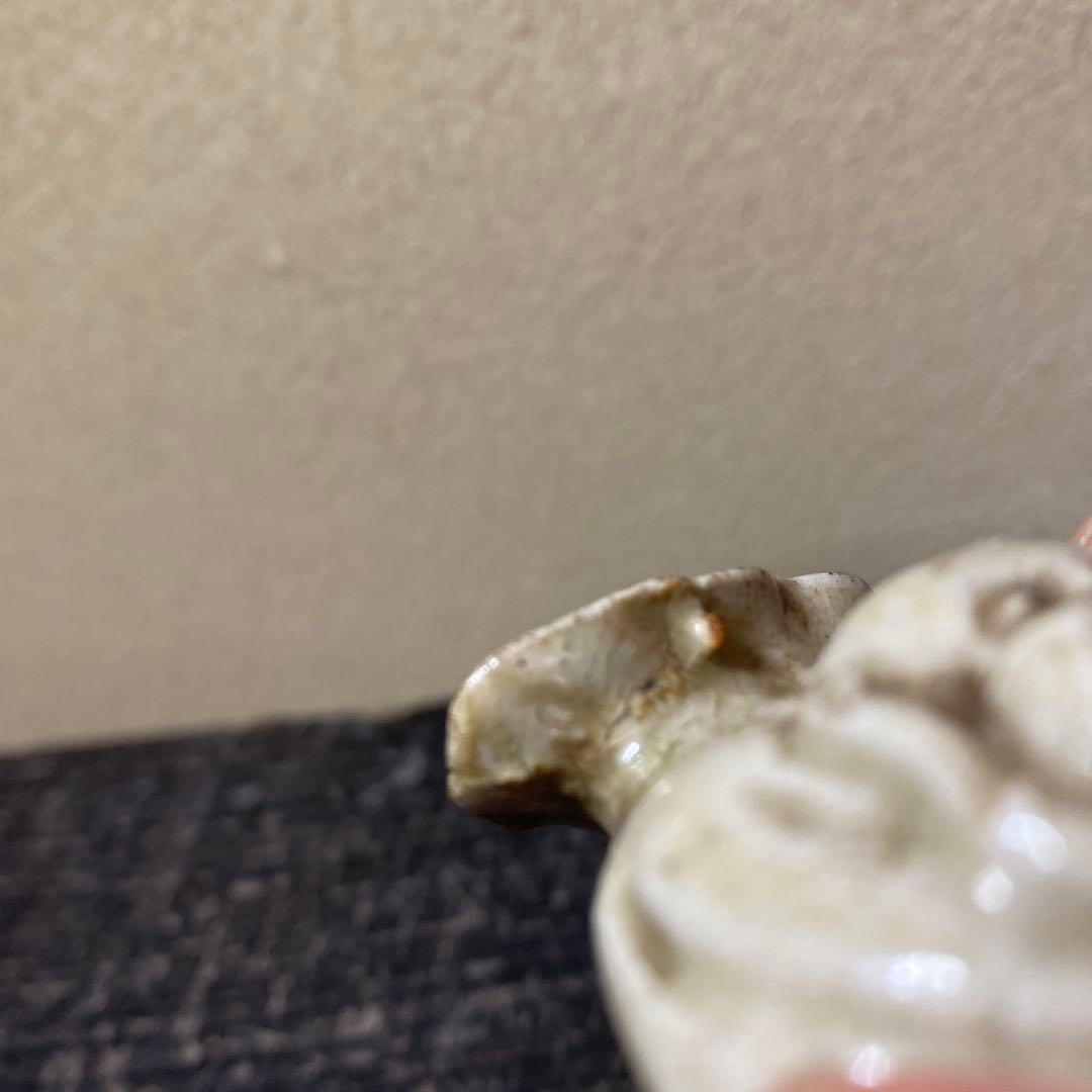 珍品　おふけ焼　大黒天水滴