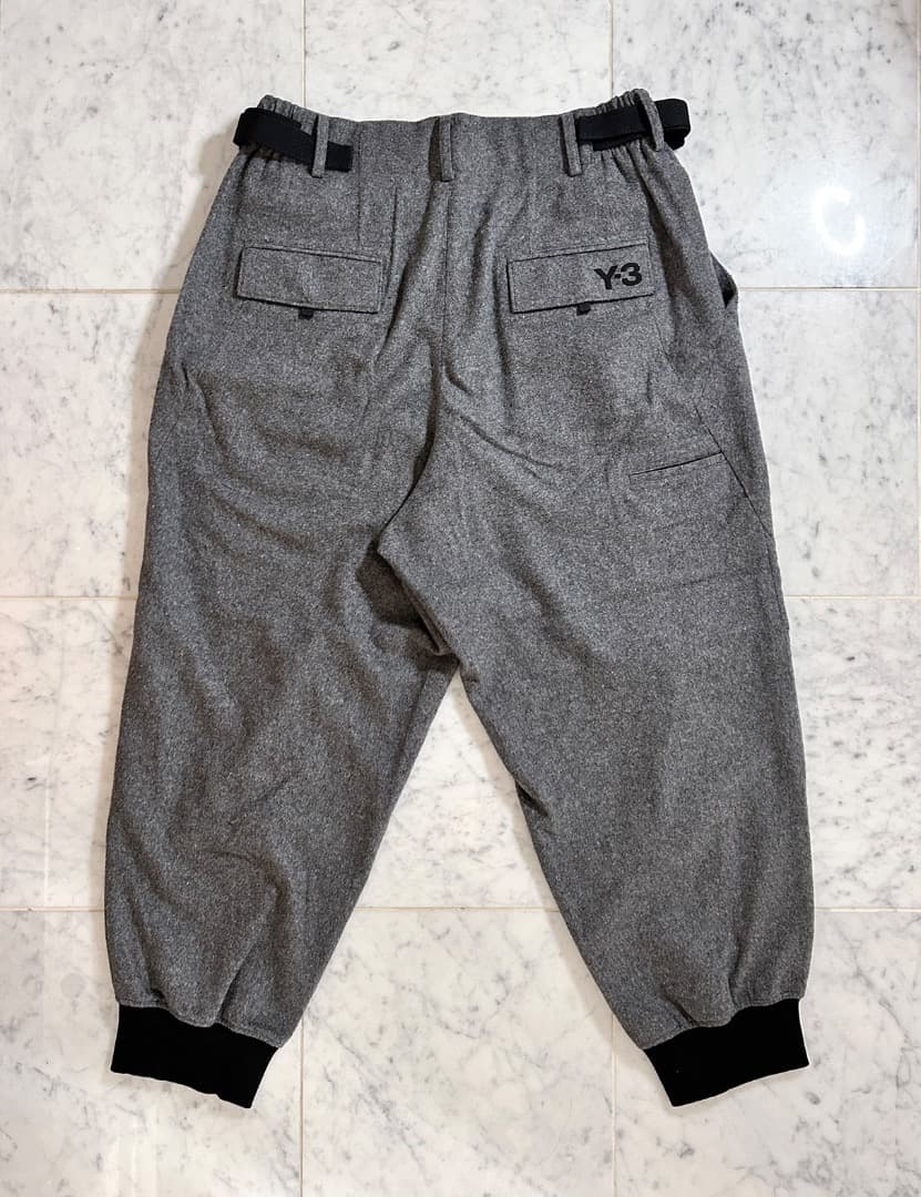 Y-3. フランネル カフパンツ