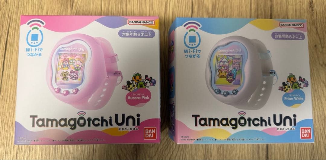 【新品未開封】たまごっちユニ　ピンク　ホワイト　2個セット