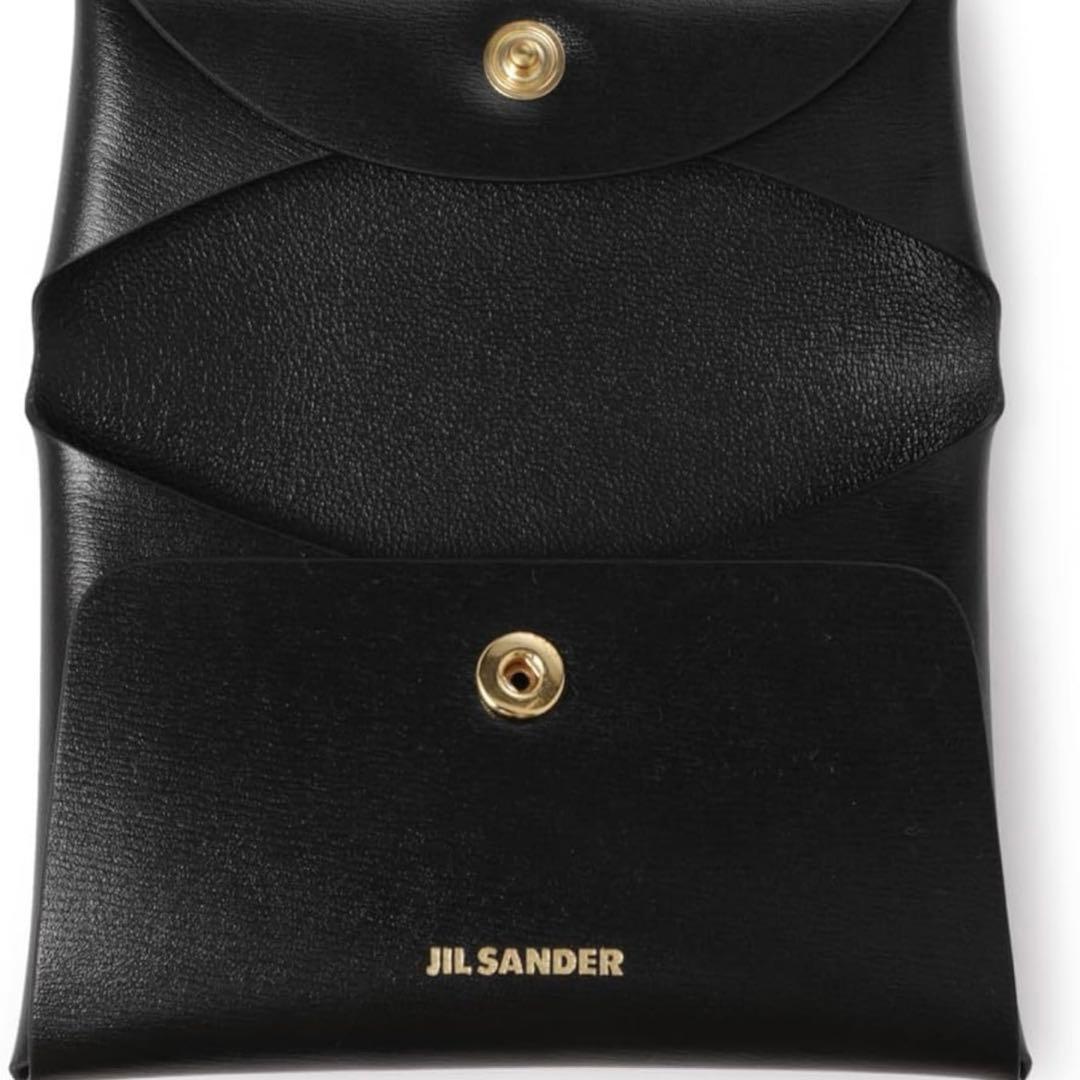 JIL SANDER ブラックレザーケース