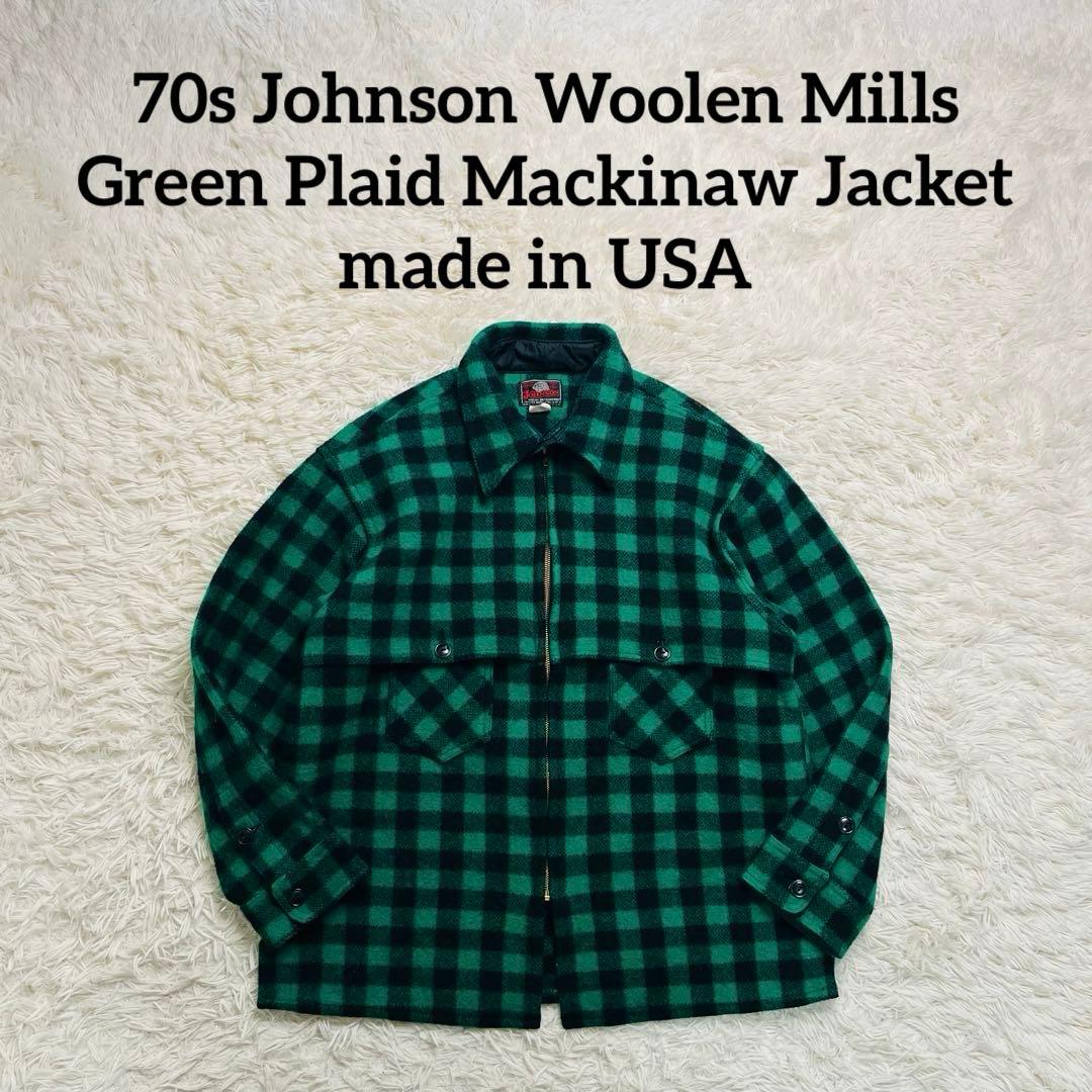 ジャケット・アウター 70s Johnson Woolen Mills Mackinaw Jacket