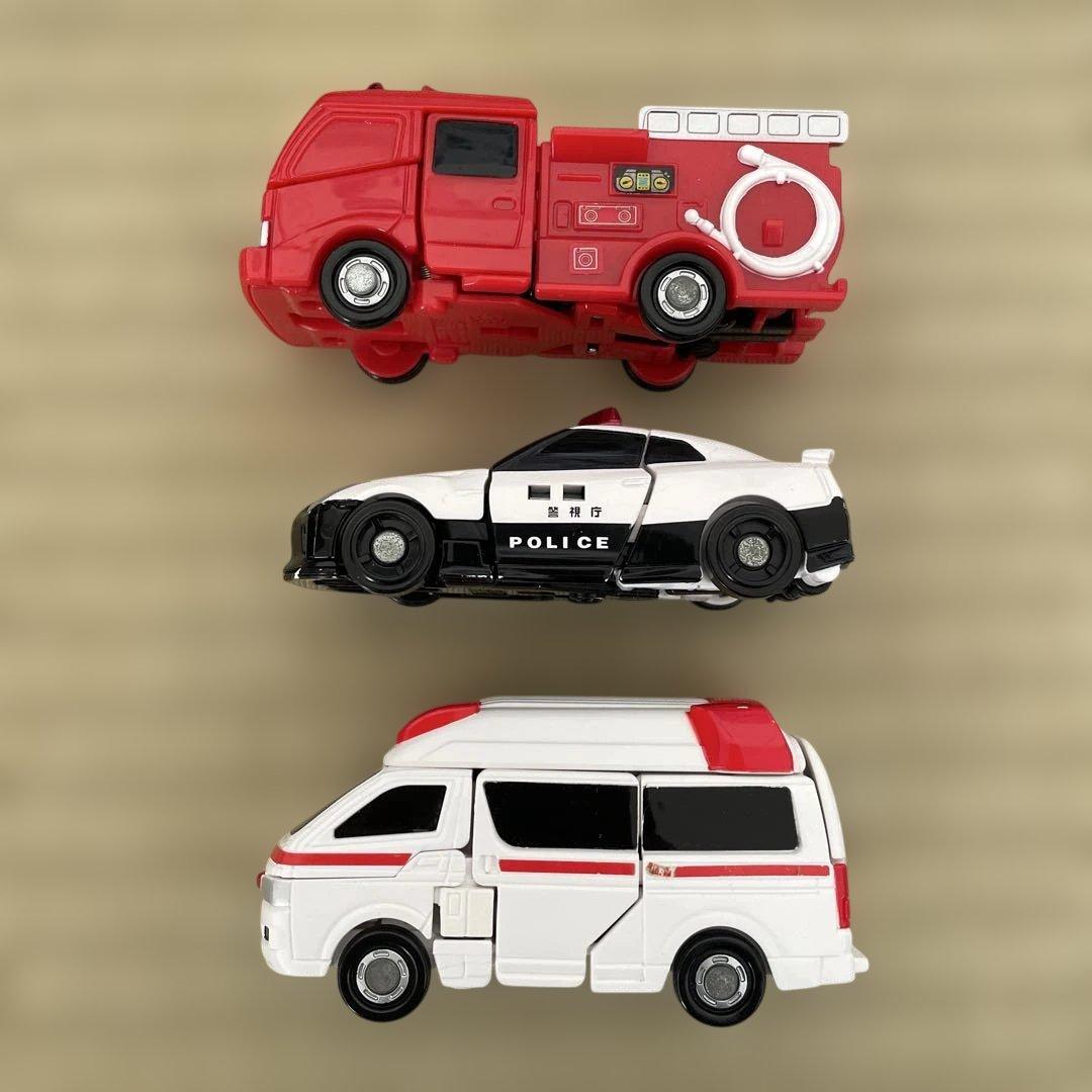 ジョブレイバー　警察消防救急DXセット　ANAジェット旅客機 トランスポーター