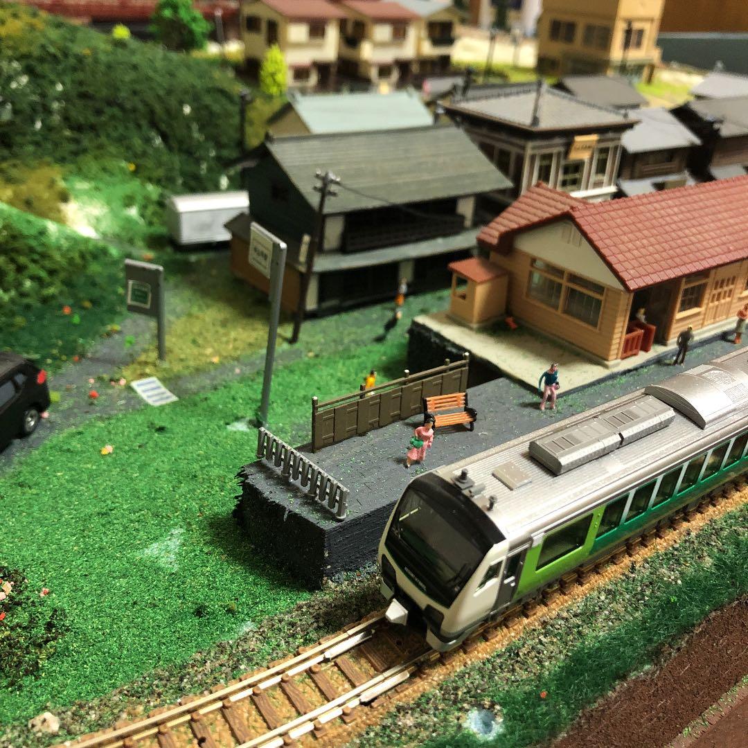 HB300リゾートビューふるさと車両付きジオラマ