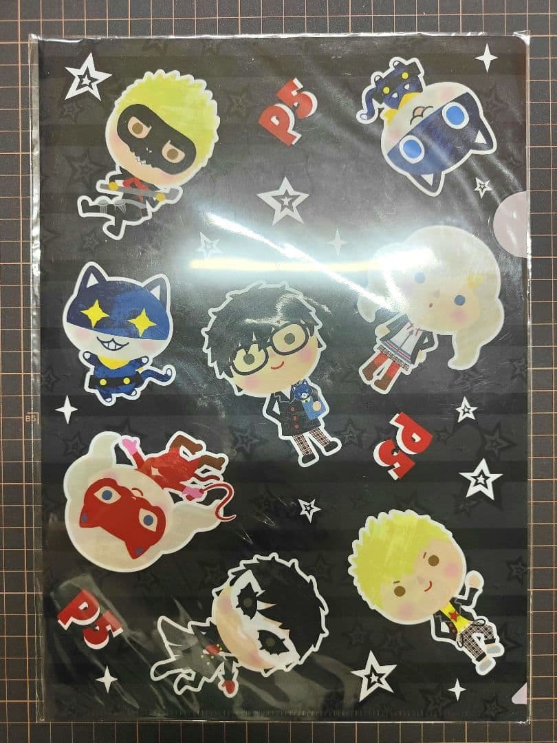 【未開封】ペルソナ5 Sanrio クリアファイル (総柄系) 中外鉱業
