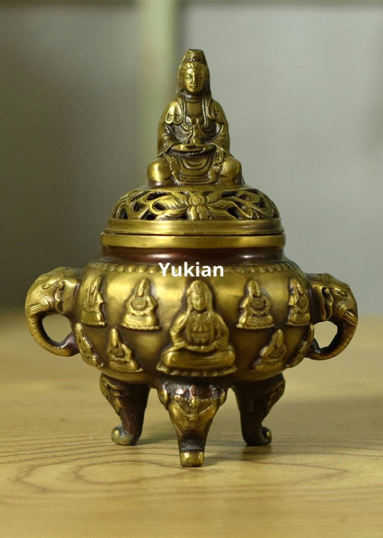 香炉 三脚薫香炉 皿香炉 置物 足炉 香道具 装飾品 工芸品 美術品