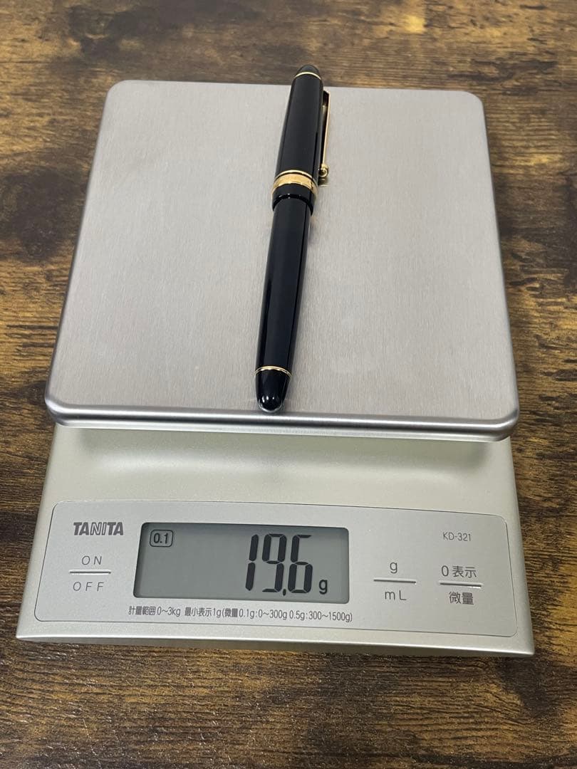 試筆のみ　大型　10号ニブ　カスタム　742 パイロット　万年筆　備品あり